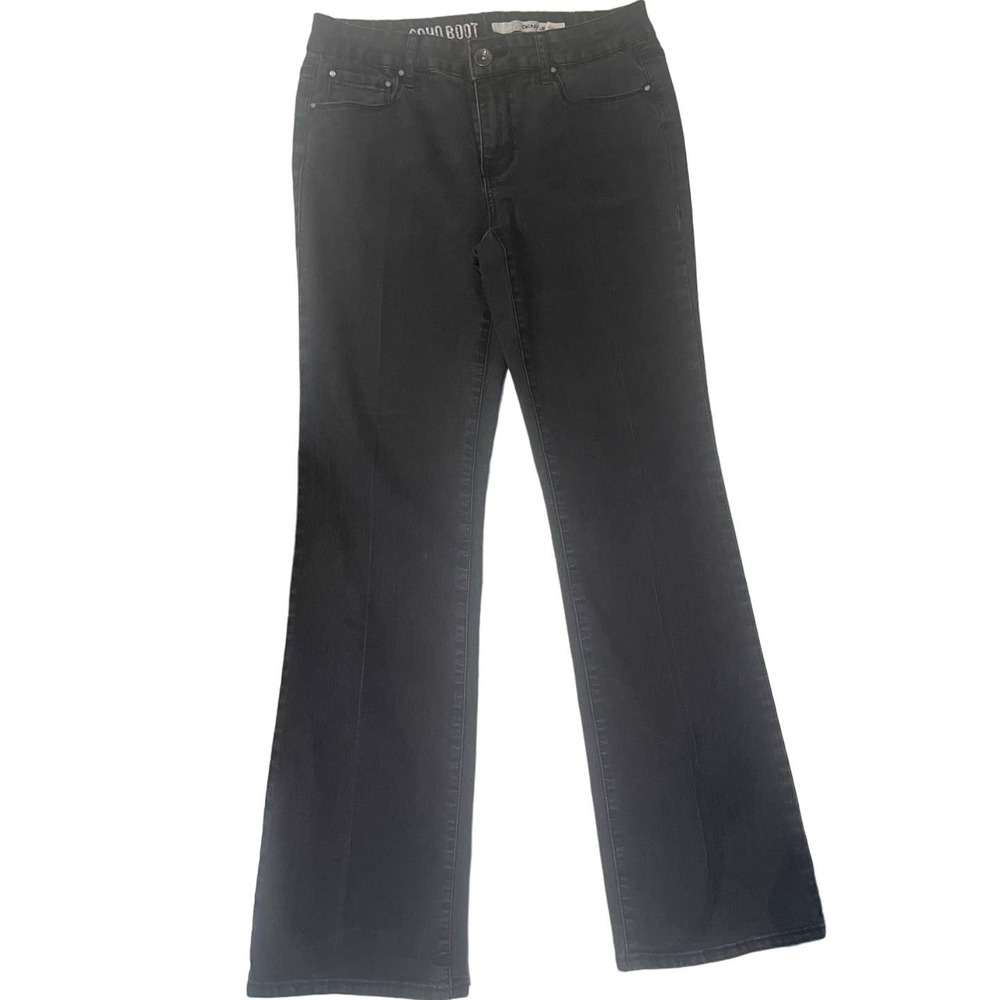 DKNY Womens Jeans Size 6 Soho Boot Black Bootcut